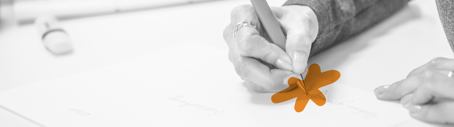 one-hand-at-writing